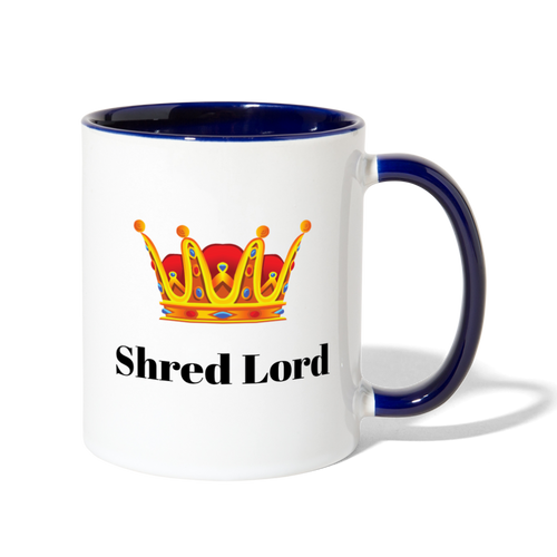 Shred Lord Coffee Mug - white/cobalt blue