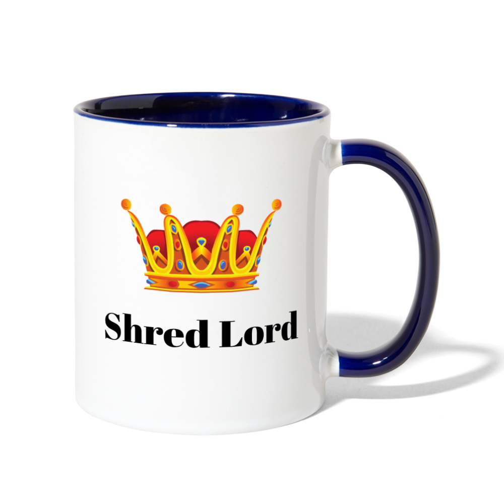 Shred Lord Coffee Mug - white/cobalt blue