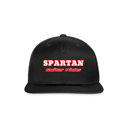 Snapback Baseball Cap - black